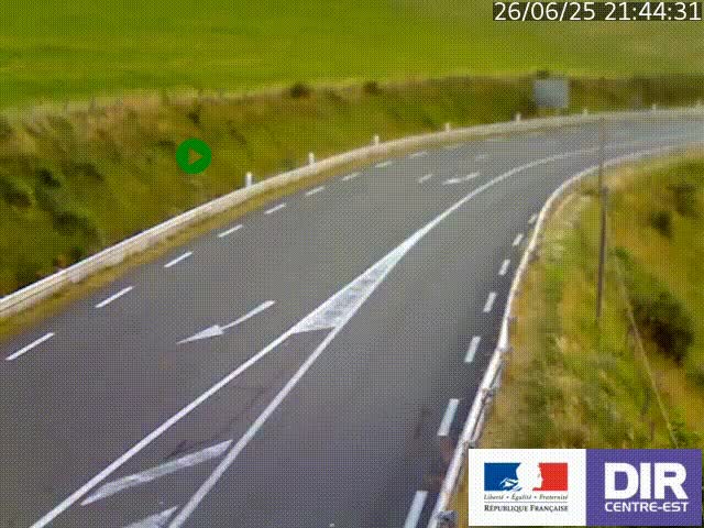 <h2>Webcam sur le col Pin Bouchain, vue orientée vers Roanne, en provenance de Lyon sur la nationale 7 (N7)</h2>