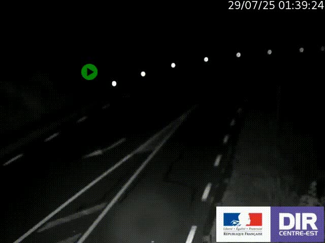 <h2>Webcam sur le col Pin Bouchain, vue orientée vers Roanne, en provenance de Lyon sur la nationale 7 (N7)</h2>