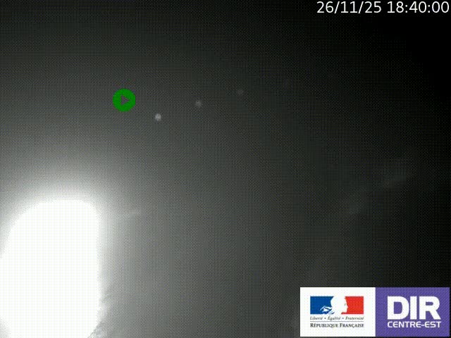 <h2>Webcam sur le col Pin Bouchain, vue orientée vers Roanne, en provenance de Lyon sur la nationale 7 (N7)</h2>