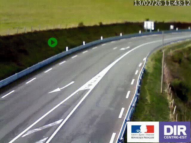 <h2>Webcam sur le col Pin Bouchain, vue orientée vers Roanne, en provenance de Lyon sur la nationale 7 (N7)</h2>