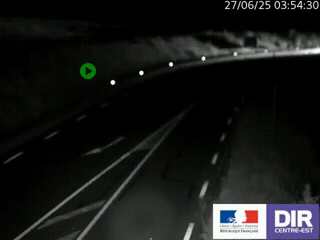 <h2>Webcam sur le col Pin Bouchain, vue orientée vers Roanne, en provenance de Lyon sur la nationale 7 (N7)</h2>