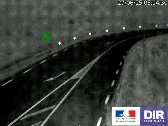 <h2>Webcam sur le col Pin Bouchain, vue orientée vers Roanne, en provenance de Lyon sur la nationale 7 (N7)</h2>