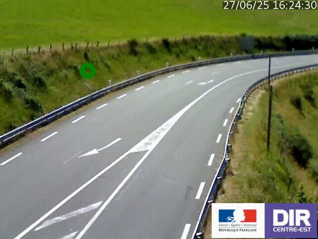 <h2>Webcam sur le col Pin Bouchain, vue orientée vers Roanne, en provenance de Lyon sur la nationale 7 (N7)</h2>