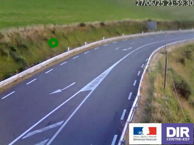 <h2>Webcam sur le col Pin Bouchain, vue orientée vers Roanne, en provenance de Lyon sur la nationale 7 (N7)</h2>