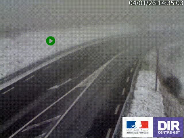 <h2>Webcam sur le col Pin Bouchain, vue orientée vers Roanne, en provenance de Lyon sur la nationale 7 (N7)</h2>