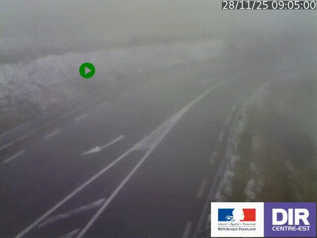 <h2>Webcam sur le col Pin Bouchain, vue orientée vers Roanne, en provenance de Lyon sur la nationale 7 (N7)</h2>