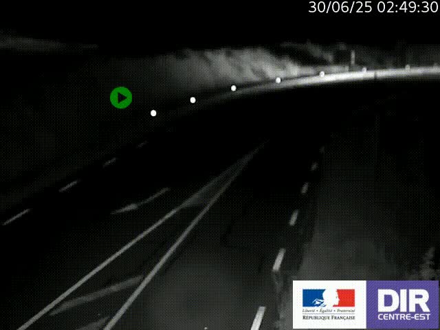 <h2>Webcam sur le col Pin Bouchain, vue orientée vers Roanne, en provenance de Lyon sur la nationale 7 (N7)</h2>