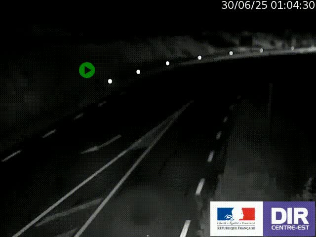 <h2>Webcam sur le col Pin Bouchain, vue orientée vers Roanne, en provenance de Lyon sur la nationale 7 (N7)</h2>