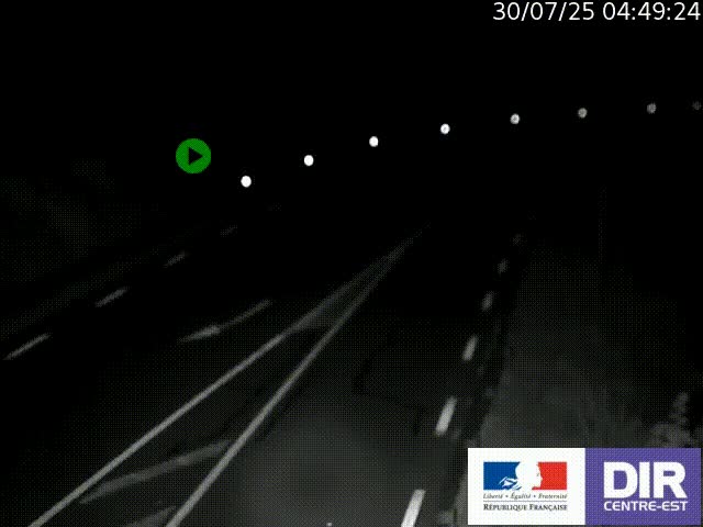 <h2>Webcam sur le col Pin Bouchain, vue orientée vers Roanne, en provenance de Lyon sur la nationale 7 (N7)</h2>