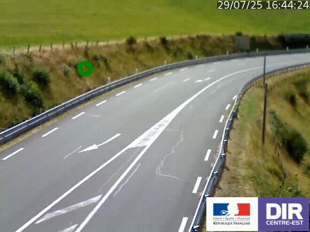 <h2>Webcam sur le col Pin Bouchain, vue orientée vers Roanne, en provenance de Lyon sur la nationale 7 (N7)</h2>