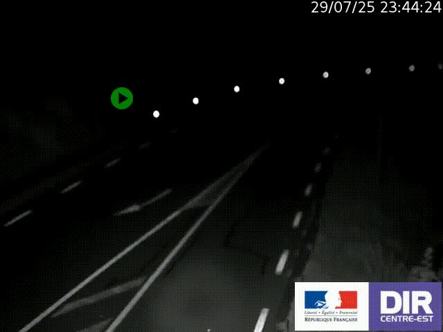 <h2>Webcam sur le col Pin Bouchain, vue orientée vers Roanne, en provenance de Lyon sur la nationale 7 (N7)</h2>