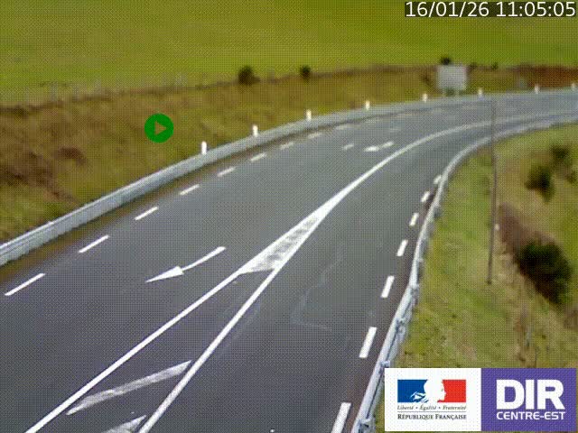 <h2>Webcam sur le col Pin Bouchain, vue orientée vers Roanne, en provenance de Lyon sur la nationale 7 (N7)</h2>