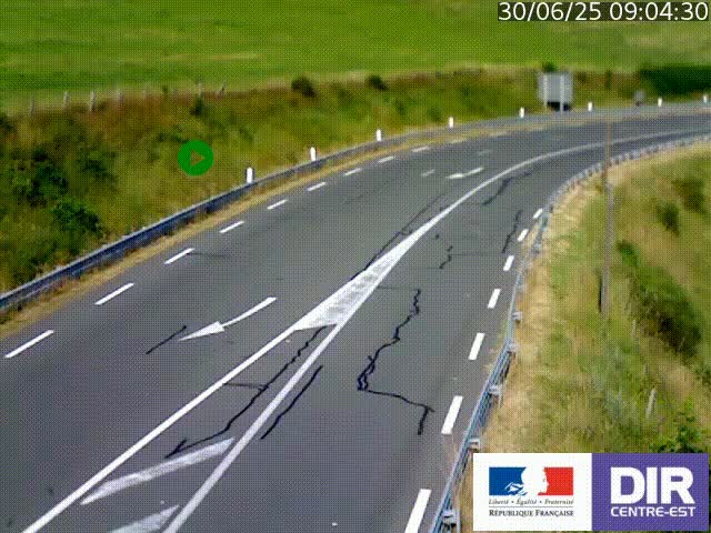 <h2>Webcam sur le col Pin Bouchain, vue orientée vers Roanne, en provenance de Lyon sur la nationale 7 (N7)</h2>