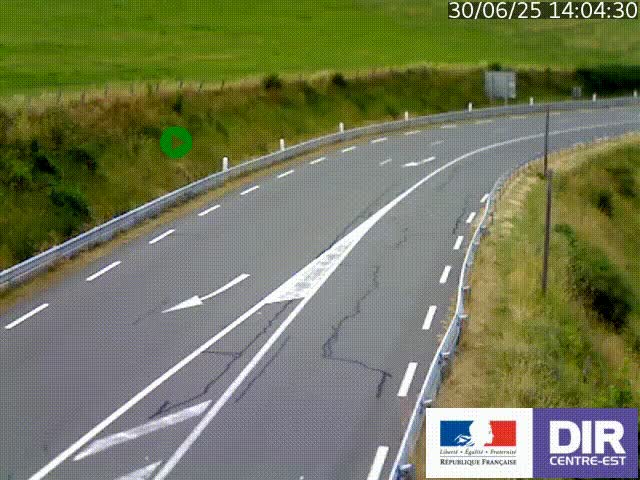 <h2>Webcam sur le col Pin Bouchain, vue orientée vers Roanne, en provenance de Lyon sur la nationale 7 (N7)</h2>