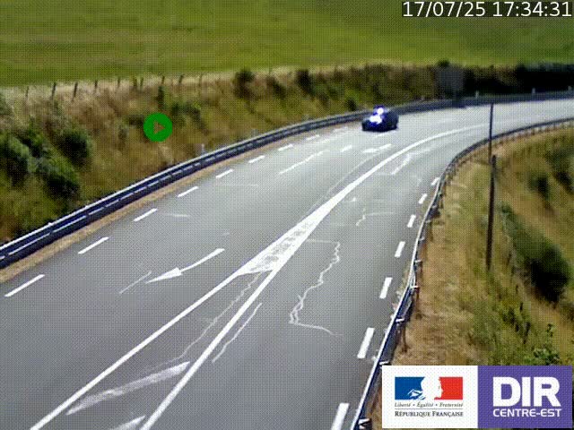 <h2>Webcam sur le col Pin Bouchain, vue orientée vers Roanne, en provenance de Lyon sur la nationale 7 (N7)</h2>
