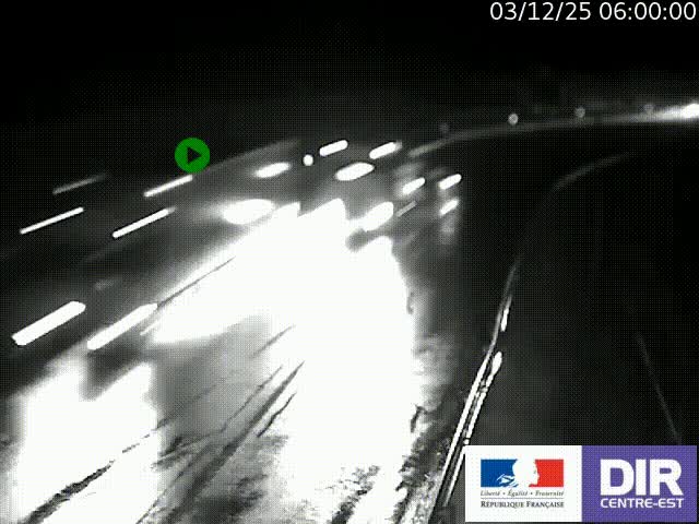 <h2>Webcam sur le col Pin Bouchain, vue orientée vers Roanne, en provenance de Lyon sur la nationale 7 (N7)</h2>