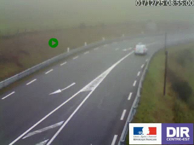 <h2>Webcam sur le col Pin Bouchain, vue orientée vers Roanne, en provenance de Lyon sur la nationale 7 (N7)</h2>