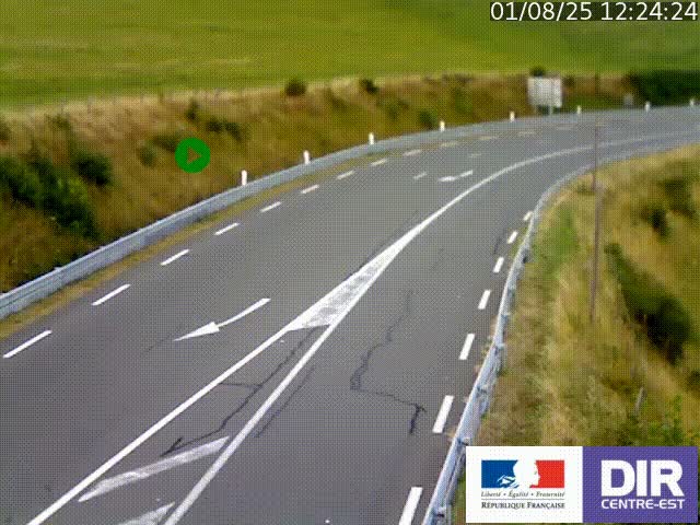 <h2>Webcam sur le col Pin Bouchain, vue orientée vers Roanne, en provenance de Lyon sur la nationale 7 (N7)</h2>