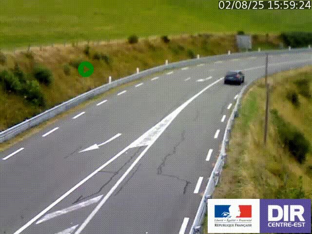 <h2>Webcam sur le col Pin Bouchain, vue orientée vers Roanne, en provenance de Lyon sur la nationale 7 (N7)</h2>
