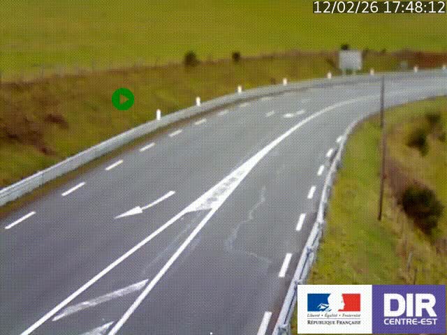 <h2>Webcam sur le col Pin Bouchain, vue orientée vers Roanne, en provenance de Lyon sur la nationale 7 (N7)</h2>