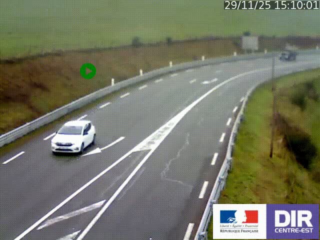 <h2>Webcam sur le col Pin Bouchain, vue orientée vers Roanne, en provenance de Lyon sur la nationale 7 (N7)</h2>