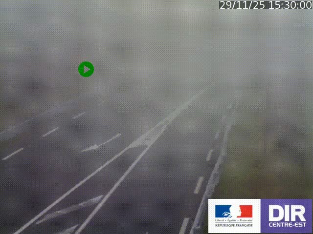 <h2>Webcam sur le col Pin Bouchain, vue orientée vers Roanne, en provenance de Lyon sur la nationale 7 (N7)</h2>