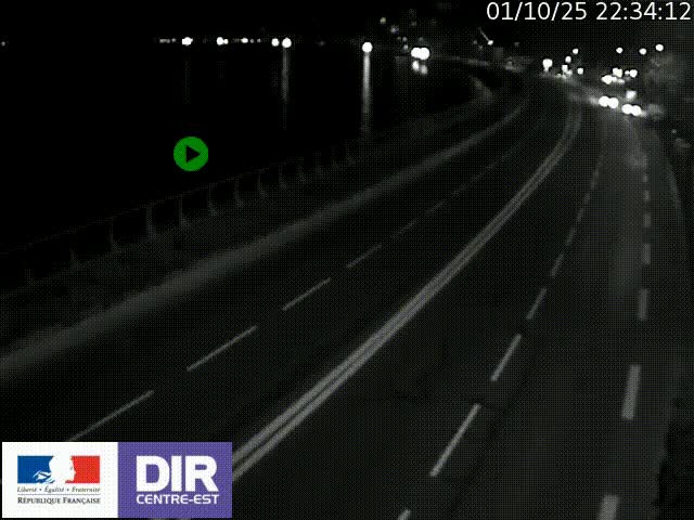 <h2>Webcam sur le quai Parjot à Vienne, aux Portes de Lyon, sur la Nationale 7, à la jonction avec le boulevard du Rhône-nord (D1407), caméra orientée vers Lyon</h2>