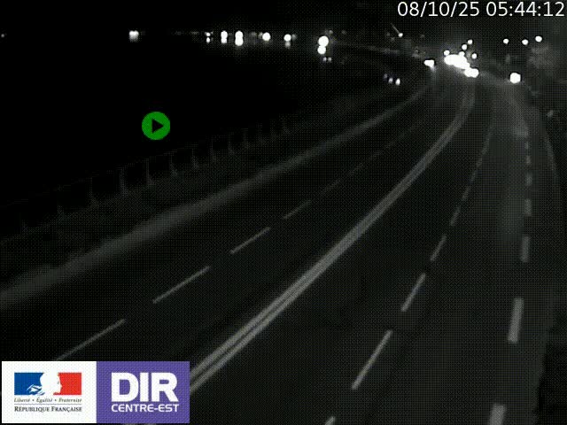 <h2>Webcam sur le quai Parjot à Vienne, aux Portes de Lyon, sur la Nationale 7, à la jonction avec le boulevard du Rhône-nord (D1407), caméra orientée vers Lyon</h2>