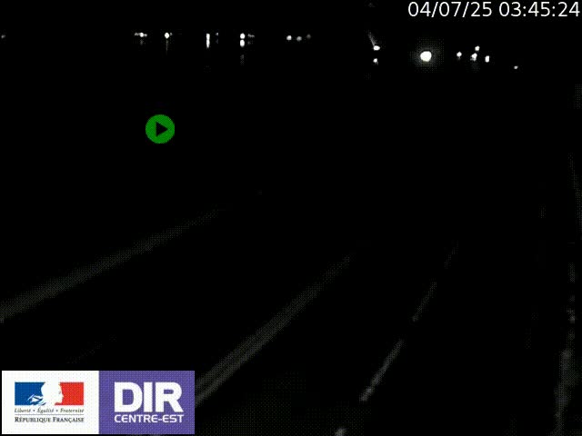 Webcam sur le quai Parjot à Vienne, aux Portes de Lyon, sur la Nationale 7, à la jonction avec le boulevard du Rhône-nord (D1407), caméra orientée vers Lyon