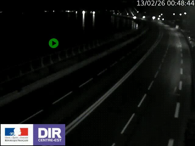 <h2>Webcam sur le quai Parjot à Vienne, aux Portes de Lyon, sur la Nationale 7, à la jonction avec le boulevard du Rhône-nord (D1407), caméra orientée vers Lyon</h2>