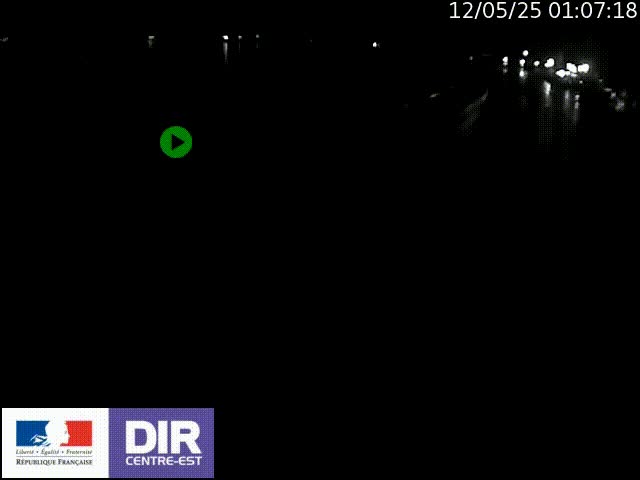 <h2>Webcam sur le quai Parjot à Vienne, aux Portes de Lyon, sur la Nationale 7, à la jonction avec le boulevard du Rhône-nord (D1407), caméra orientée vers Lyon</h2>
