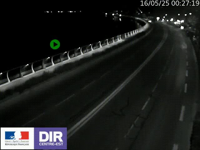 <h2>Webcam sur le quai Parjot à Vienne, aux Portes de Lyon, sur la Nationale 7, à la jonction avec le boulevard du Rhône-nord (D1407), caméra orientée vers Lyon</h2>