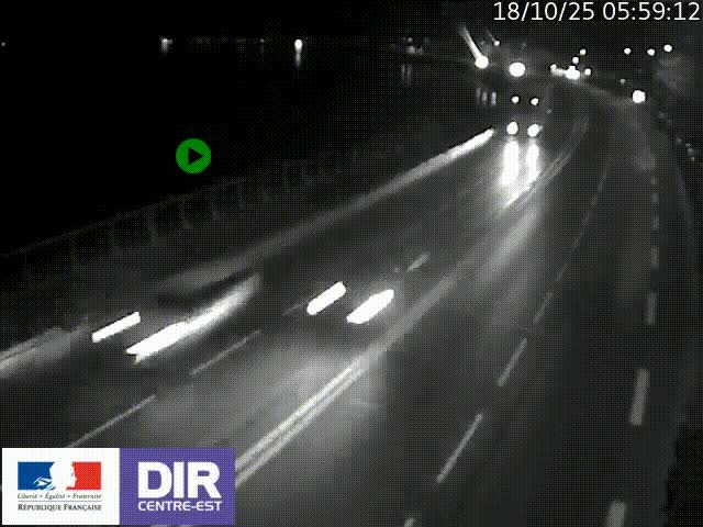 <h2>Webcam sur le quai Parjot à Vienne, aux Portes de Lyon, sur la Nationale 7, à la jonction avec le boulevard du Rhône-nord (D1407), caméra orientée vers Lyon</h2>