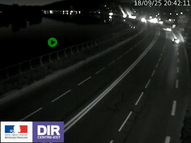 <h2>Webcam sur le quai Parjot à Vienne, aux Portes de Lyon, sur la Nationale 7, à la jonction avec le boulevard du Rhône-nord (D1407), caméra orientée vers Lyon</h2>