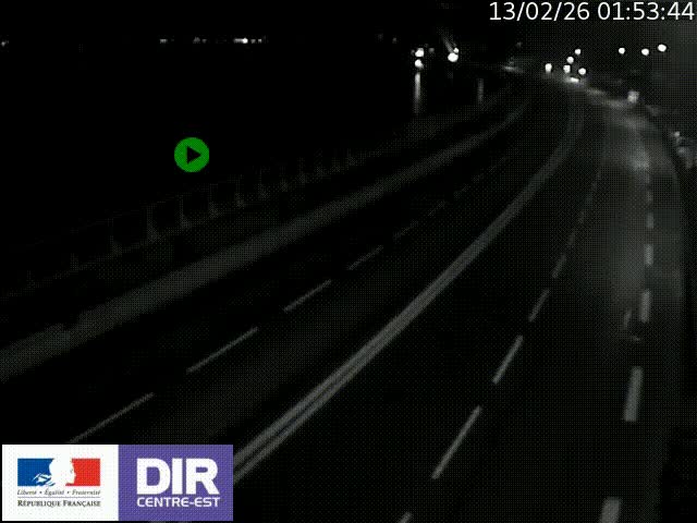 <h2>Webcam sur le quai Parjot à Vienne, aux Portes de Lyon, sur la Nationale 7, à la jonction avec le boulevard du Rhône-nord (D1407), caméra orientée vers Lyon</h2>