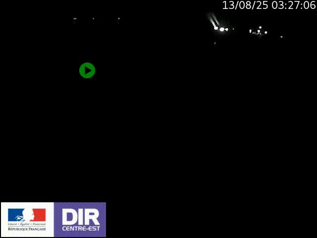 Webcam sur le quai Parjot à Vienne, aux Portes de Lyon, sur la Nationale 7, à la jonction avec le boulevard du Rhône-nord (D1407), caméra orientée vers Lyon