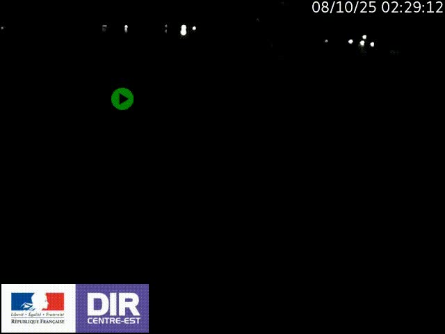 Webcam sur le quai Parjot à Vienne, aux Portes de Lyon, sur la Nationale 7, à la jonction avec le boulevard du Rhône-nord (D1407), caméra orientée vers Lyon