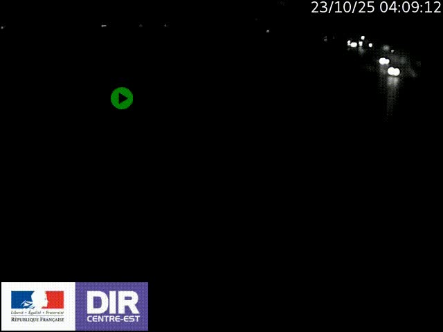 Webcam sur le quai Parjot à Vienne, aux Portes de Lyon, sur la Nationale 7, à la jonction avec le boulevard du Rhône-nord (D1407), caméra orientée vers Lyon