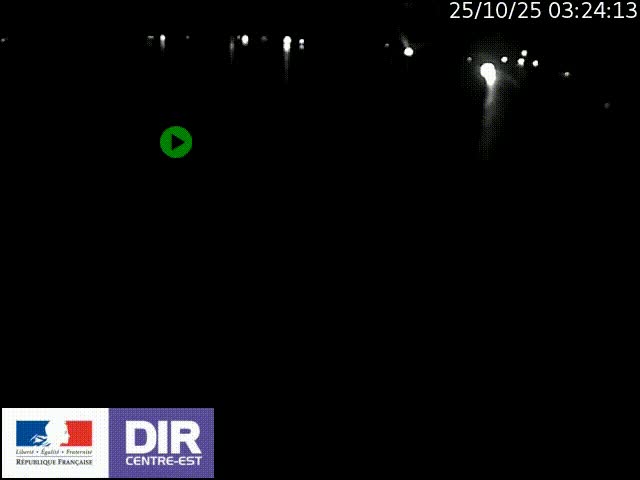 Webcam sur le quai Parjot à Vienne, aux Portes de Lyon, sur la Nationale 7, à la jonction avec le boulevard du Rhône-nord (D1407), caméra orientée vers Lyon
