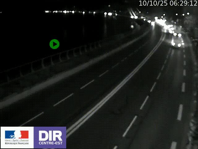 <h2>Webcam sur le quai Parjot à Vienne, aux Portes de Lyon, sur la Nationale 7, à la jonction avec le boulevard du Rhône-nord (D1407), caméra orientée vers Lyon</h2>