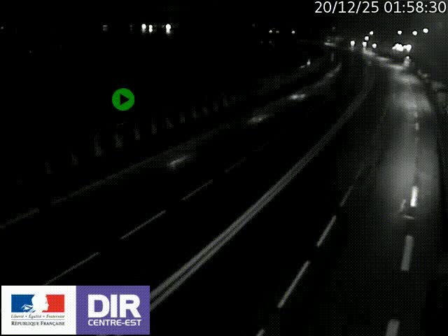 <h2>Webcam sur le quai Parjot à Vienne, aux Portes de Lyon, sur la Nationale 7, à la jonction avec le boulevard du Rhône-nord (D1407), caméra orientée vers Lyon</h2>