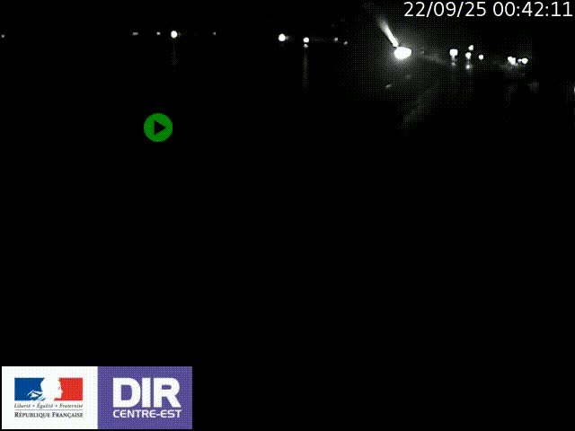 <h2>Webcam sur le quai Parjot à Vienne, aux Portes de Lyon, sur la Nationale 7, à la jonction avec le boulevard du Rhône-nord (D1407), caméra orientée vers Lyon</h2>