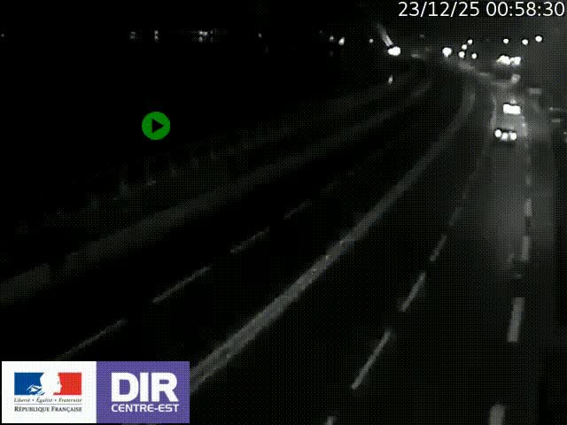 <h2>Webcam sur le quai Parjot à Vienne, aux Portes de Lyon, sur la Nationale 7, à la jonction avec le boulevard du Rhône-nord (D1407), caméra orientée vers Lyon</h2>