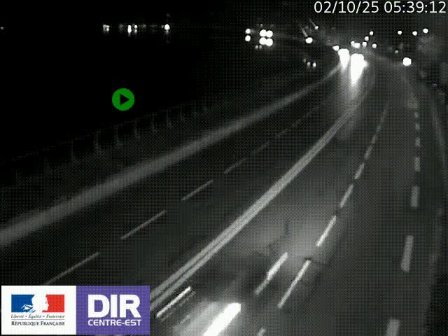 <h2>Webcam sur le quai Parjot à Vienne, aux Portes de Lyon, sur la Nationale 7, à la jonction avec le boulevard du Rhône-nord (D1407), caméra orientée vers Lyon</h2>