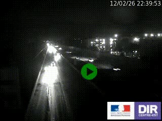 <h2>Webcam trafic au bout de l'A42, à la jonction avec le Boulevard Périphérique Nord de Lyon (D383) à Villeurbanne. Vue orientée vers Marseille</h2>