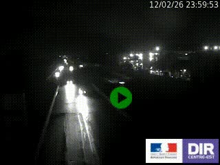 <h2>Webcam trafic au bout de l'A42, à la jonction avec le Boulevard Périphérique Nord de Lyon (D383) à Villeurbanne. Vue orientée vers Marseille</h2>