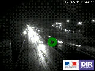 <h2>Webcam trafic au bout de l'A42, à la jonction avec le Boulevard Périphérique Nord de Lyon (D383) à Villeurbanne. Vue orientée vers Marseille</h2>
