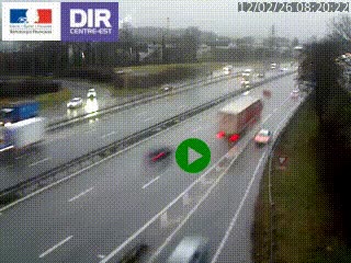Webcam sur la Nationale 201 à hauteur de la sortie Chambéry-Nord, avant à la jonction entre l'A41 et l'A43, en direction de Lyon