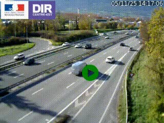 <h2>Webcam sur la Nationale 201 à hauteur de la sortie Chambéry-Nord, avant à la jonction entre l'A41 et l'A43, en direction de Lyon</h2>