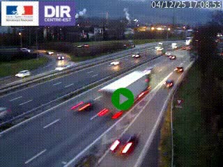 Webcam sur la Nationale 201 à hauteur de la sortie Chambéry-Nord, avant à la jonction entre l'A41 et l'A43, en direction de Lyon
